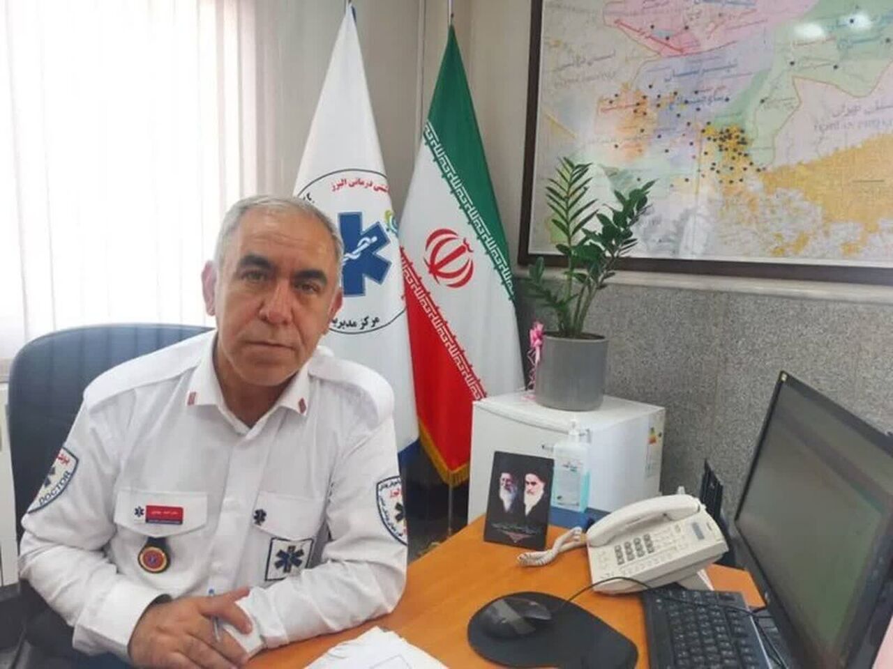 دکتر احمد مهدوی رئیس اورژانس پیش بیمارستانی و مدیریت حوادث دانشگاه علوم پزشکی البرز