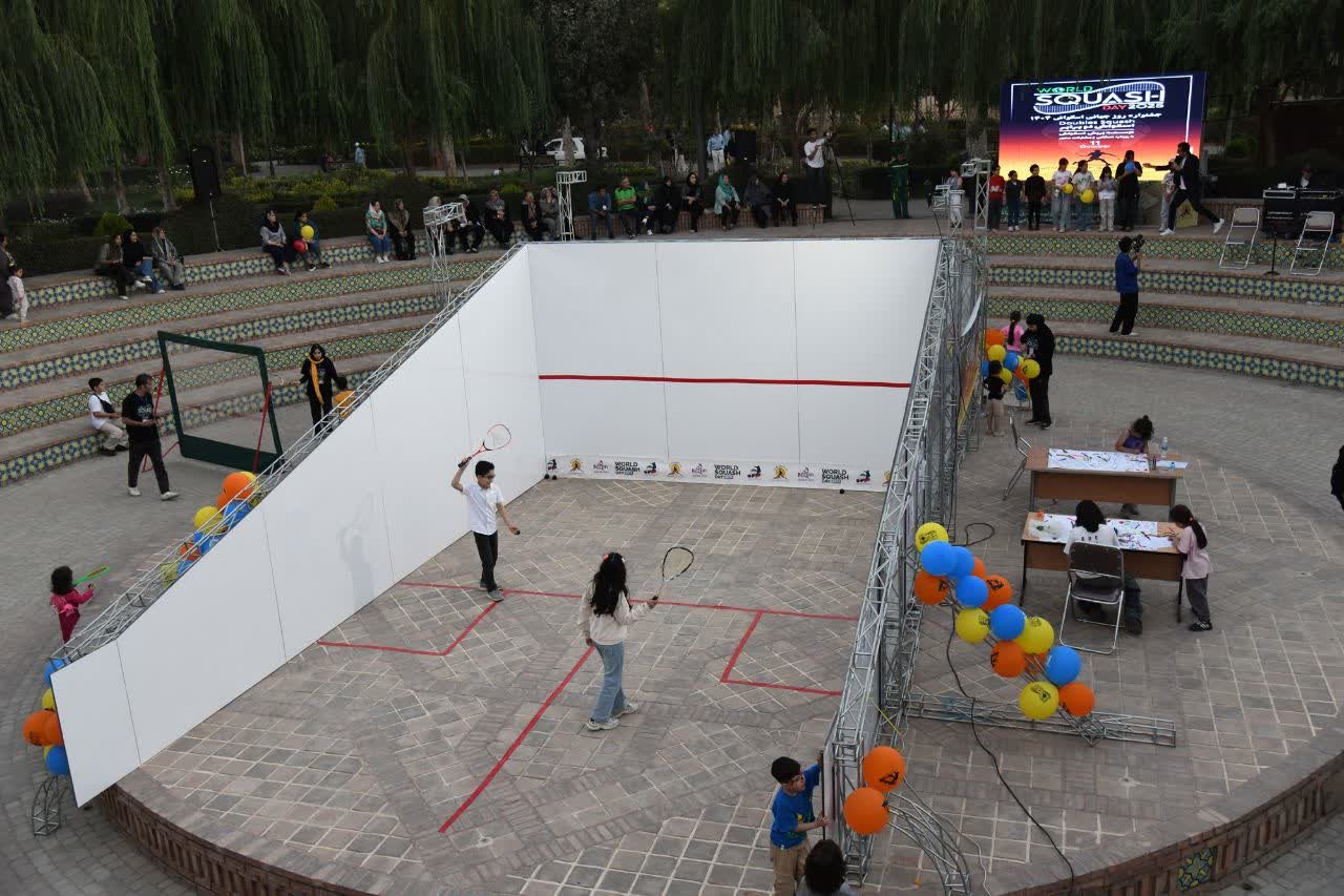 جشنواره روز جهانی اسکواش در کرج برگزار شد