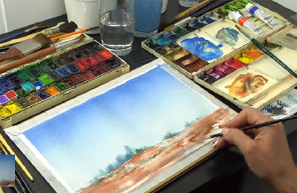 نمایشگاه تخصصی آبرنگ «یاد یاران»  برگزار می‌شود