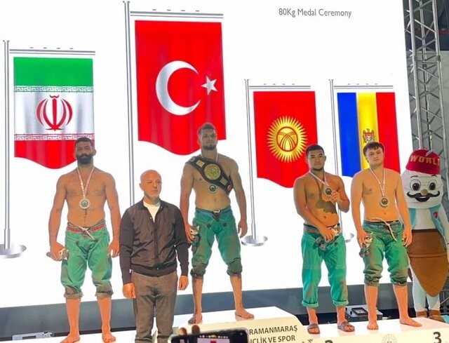 نایب قهرمانی کشتی پهلوانی ایران در رقابت‌های جهانی ترکیه