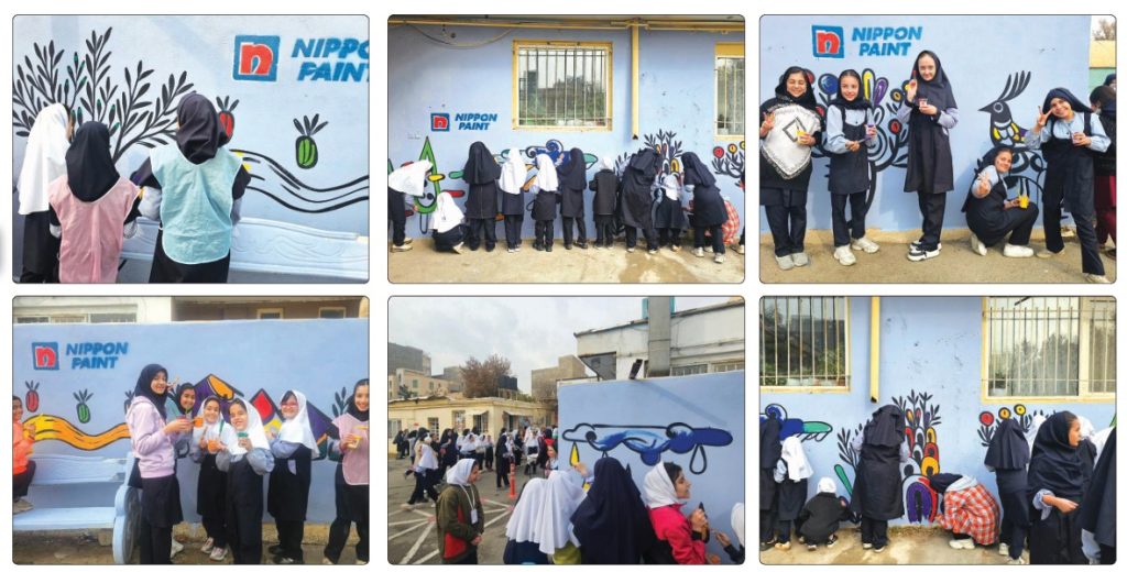 از کارگاه تا دیوارنگاری؛ ۴۵ دانش‌آموز در تجربه شاد پویش نجات قطره‌ها