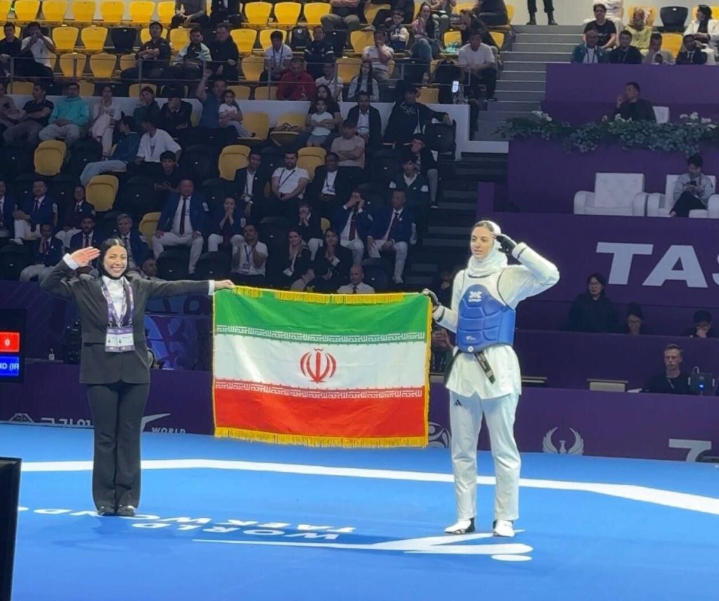 حنا دختری با مدال زرین/ سلطانیان سومین طلایی ایران در تکواندو نوجوانان جهان