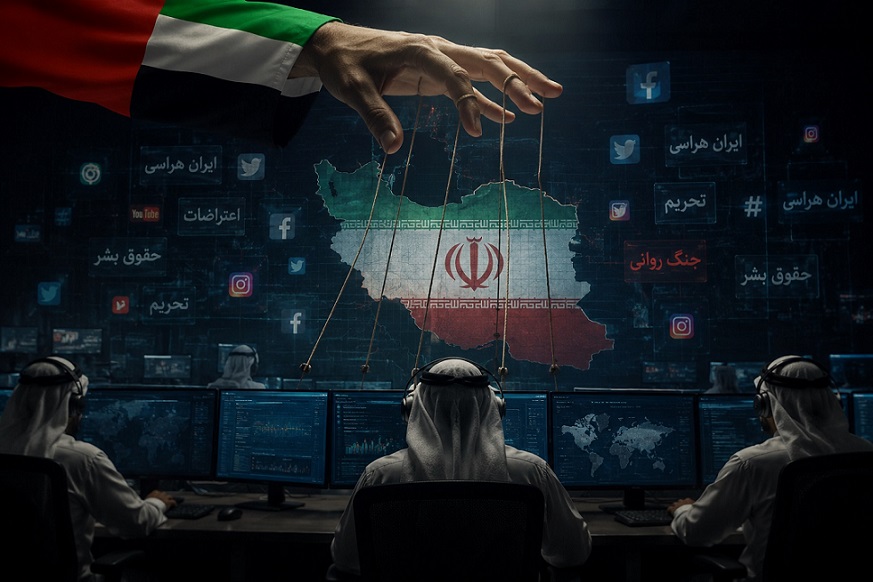 جنگ رسانه‌ای علیه ایران؛ ردپای امارات در اتاق‌های عملیات روانی